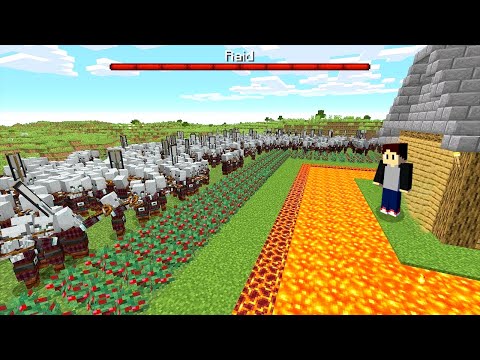1️⃣【 1000 Pillagers Vs Best Defence Base in Minecraft... 】™️ Caothugame.net