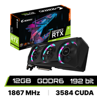  Card màn hình Gigabyte AORUS GeForce RTX 3060 ELITE 12G 