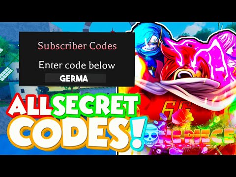 1️⃣【 ALL NEW SECRET *GERMA* UPDATE CODES In A ONE PIECE GAME CODES