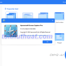 [Tải Và Cài Đặt] Apowersoft Screen Capture Pro 1