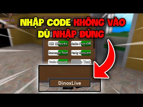 1️⃣【 CÁCH SỬA LỖI KHÔNG NHẬP ĐƯỢC CODE TRONG KING LEGACY