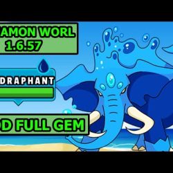 1️⃣【 Dynamon World Mod APK 1.6.57 - Ko Thể Tin Được Bản Mới Nhất Tiến Hóa Voi Dạng 3