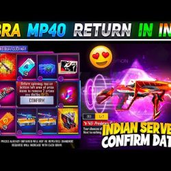 1️⃣【 FREE FIRE COBRA MP40 RETURN CONFIRM DATE | COBRA MP40 RETURN KAB AAYEGA | COBRA MP40 RETURN DATE