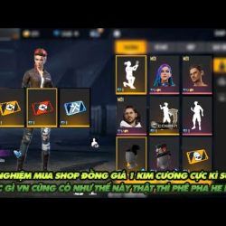 1️⃣【 FREE FIRE | TRẢI NGHIỆM MUA SHOP ĐỒ ĐỒNG GIÁ 1 KIM CƯƠNG CỰC SƯỚNG