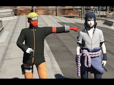 1️⃣【 GTA 5 - Naruto biến chất xuất hiện - Sasuke trở về