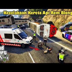 1️⃣【 Jadi Masinis Apes Bawa Kereta Api Remnya Blong! GTA 5 Mod Indonesia 】™️ Caothugame.net