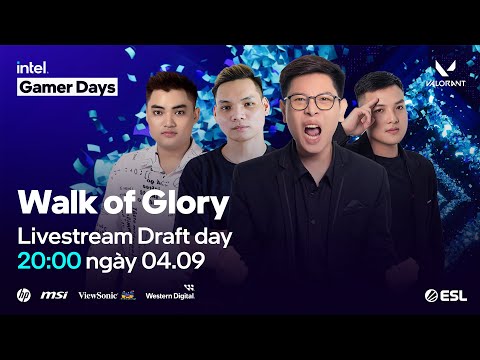 1️⃣【 🎮Livestream Draft day - Intel Gamer Days: Walk of Glory 】™️ Caothugame.net