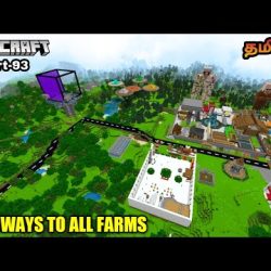 1️⃣【 Minecraft Pocket Edition | Survival Gameplay | Road Way To All Farms Tamil |JineshGaming