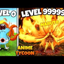 1️⃣【 Oggy Became God Level Naruto in Anime Tycoon Roblox | Roblox tycoon
