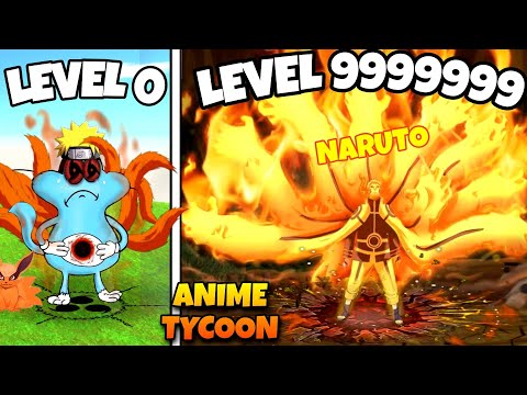 1️⃣【 Oggy Became God Level Naruto in Anime Tycoon Roblox | Roblox tycoon