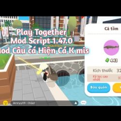 1️⃣【 Script Mod Play Togerther VNG 1.47 hiện cá k miss cá vm ảo, mod câu cá