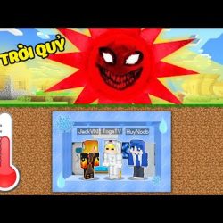 TÔ GÀ THỬ THÁCH 24H XÂY HẦM TRÚ ẨN CHỐNG MẶT TRỜI QUỶ TRONG MINECRAFT*HẦM AN TOÀN CHỐNG MẶT TRỜI ĐỎ