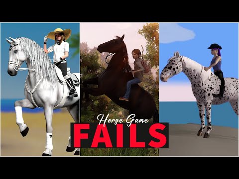1️⃣【 TOP 5 NEW HORSE GAME FAILS - Game Launch Fails