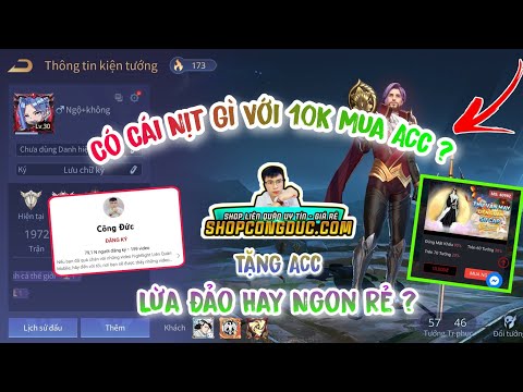 Thử Mua Acc 10K Shop Công Đức Và Cái Kết Bất Ngờ ? Shop Công Đức Lừa Đảo Hay Uy Tín ? Tếu Funny