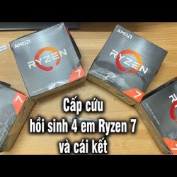 1️⃣【 Thử thách cấp cứu hồi sinh 4 em Cpu cao cấp Ryzen 7 5xxxx và cái kết 】™️ Caothugame.net