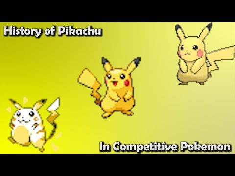 #Top1 : How GOOD was Pikachu ACTUALLY? - History of Pikachu in Competitive Pokemon (Gens 1-6)