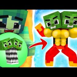 #Top1 : Monster School : Baby Zombie x Squid Game Doll Swap - Minecraft Animation