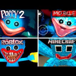 #Top1 : Poppy Playtime - Evolution of Huggy's in all games Minecraft, Roblox, Poppy playtime 2 Mobile