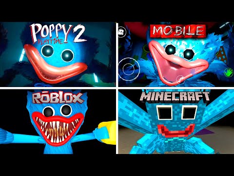 #Top1 : Poppy Playtime - Evolution of Huggy's in all games Minecraft, Roblox, Poppy playtime 2 Mobile
