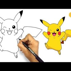 #Top1 : how to draw pikachu || from pokemon go game step by step for beginners