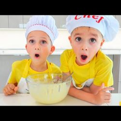 Vlad và Niki Nấu ăn chơi cùng mẹ – Truyện vui thiếu nhi