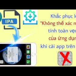 1️⃣【 Khắc phục lỗi "Không thể xác minh tính toàn vẹn của ứng dụng" khi cài app trên iOS