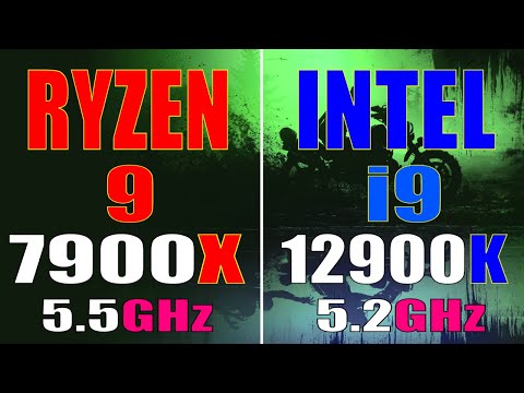 #Top1 : RYZEN 9 7900X vs INTEL i9 12900K // PC GAMES BENCHMARK TEST //