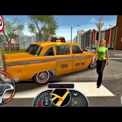 #Top1 : Taxi Sim 2016 #16 - CRAZY DRIVER! Taxi Game Android IOS gameplay #taxigames