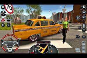 #Top1 : Taxi Sim 2016 #16 – CRAZY DRIVER! Taxi Game Android IOS gameplay #taxigames
